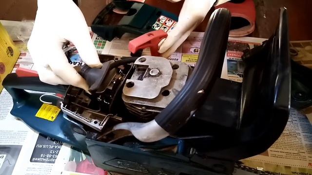 Ремонт бензопилы Баумастер gc 99458x. Глохнет при нажатии на газ смотреть онлайн