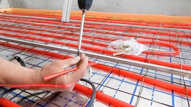 Установка маяков для стяжки. смотреть онлайн