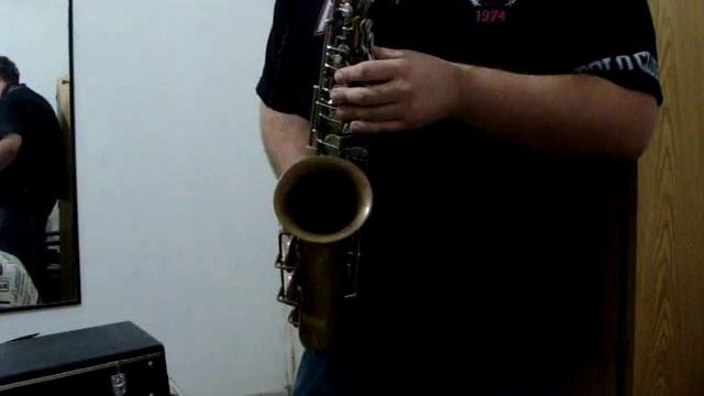 Vandoren JAVA a55 mouthpiece + vintage German Statler alto sax смотреть онлайн