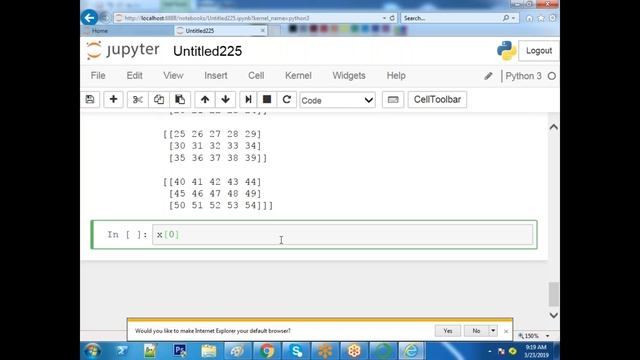 Numpy Session 3 how to access and create subsets from multi dimensional arrays смотреть онлайн