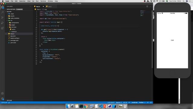 Aula 18 - REST API com axios no React Native смотреть онлайн