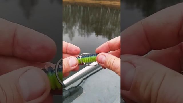 Как снарядить офсетный крючок? смотреть онлайн