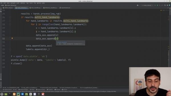 Sign language detection with Python and Scikit Learn | Landmark detection | Computer vision tutoria