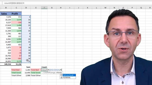 SECRET Excel Function to Sum and Count by Cell Colour смотреть онлайн