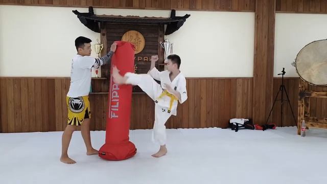 Тренировка с напольным мешком-манекеном «onePRO FILIPPOV» Ø37 смотреть онлайн