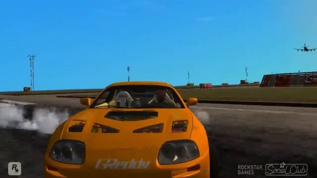 GTA IV Airport Drifting / 1994 Toyota Supra. смотреть онлайн