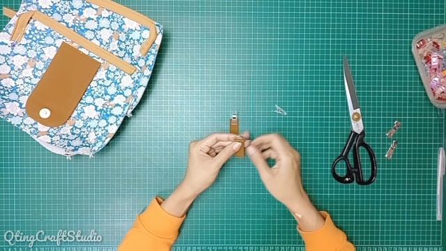 DIY Double Zipper/Crossbody Bag/Tutorial & Pattern смотреть онлайн