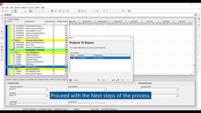 How to export projects as XER files in Primavera P6 смотреть онлайн