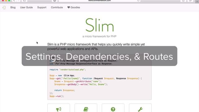 First Look at Slim PHP: Introduction смотреть онлайн