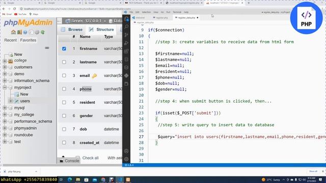 HTML, PHP, MYSQL Login and Logout with Dashboard, php Session and password encryption episode 3 смотреть онлайн