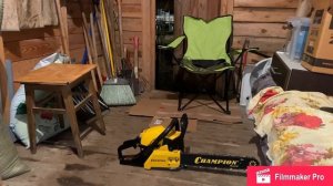 Распаковка и первый запуск бензопилы Champion 241-16 .