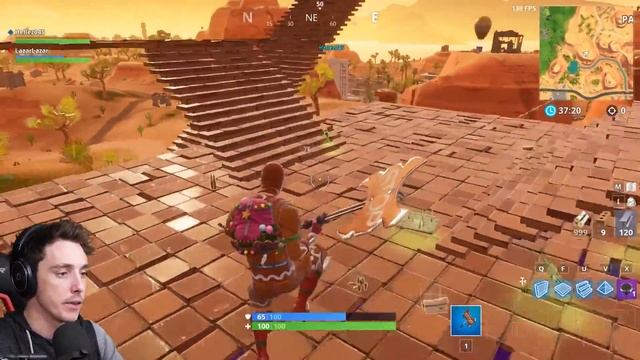 CRUSHED BY THE GIANT CUBE (its moving) - Fortnite Battle Royale смотреть онлайн