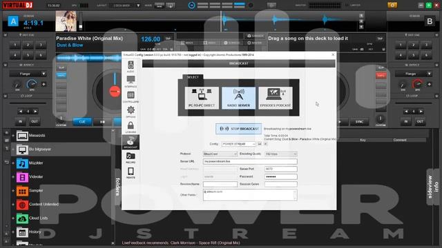 Power Stream - How i setup Virtual DJ for broadcasting смотреть онлайн
