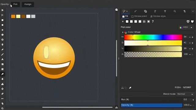 Inkscape Fast Tutorial for Beginners: Design Smiley Emoji смотреть онлайн