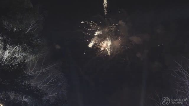 Фейерверк от компании «Большой Праздник – Новосибирск». Новосибирск – «Новогодняя столица России». смотреть онлайн