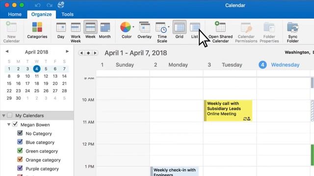 Welcome to your Outlook calendar on a Mac Outlook for Mac смотреть онлайн