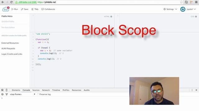 JavaScript how to properly declare a variable ( Local vs Global, block scope , constants ) смотреть онлайн