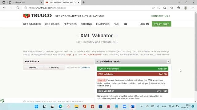wt # 50 | create xml file | create xsl | Do validation on xml using dtd смотреть онлайн