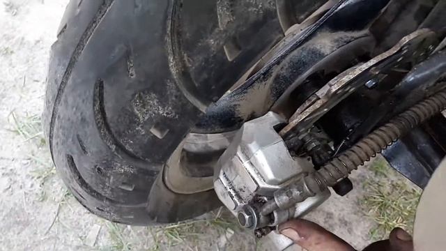 Задний дисковый тормоз скутер 50-80 кубов самодел смотреть онлайн