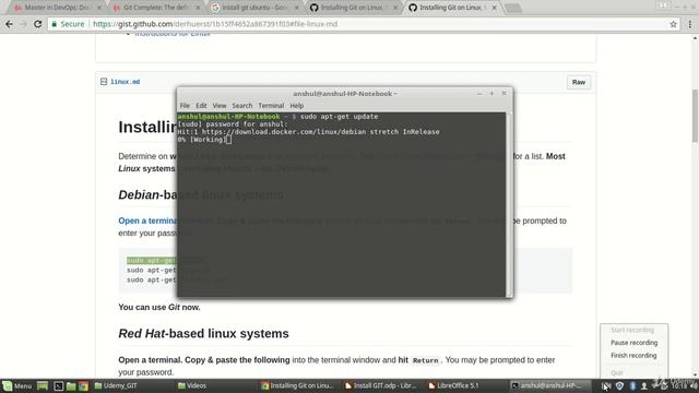6 Install GIT on LINUX смотреть онлайн