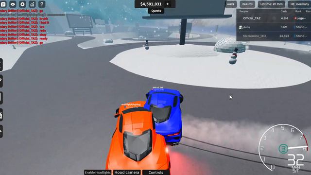 Roblox - Corvette C8 Tandem Drift Paradise