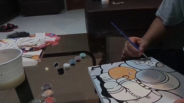 Paint by numbers ep 2. Astronaut. #art смотреть онлайн