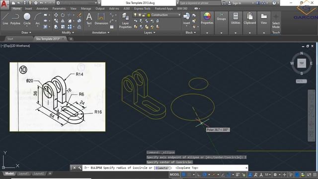 Auto-Cad - Isometric Circles смотреть онлайн
