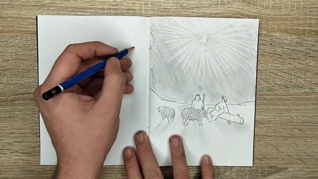 The Birth of Jesus Christ | Christmas Story for Kids | Illustrated смотреть онлайн