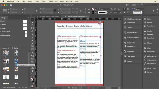 Beyond Interactive PDFs Webinar: How to create interactivity & responsiveness with InDesign & in5 смотреть онлайн
