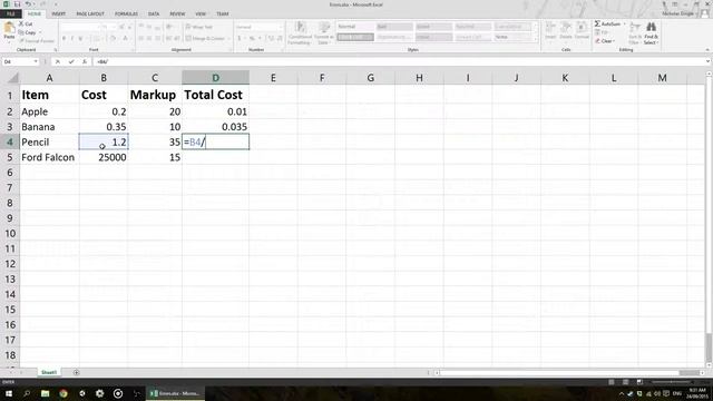 Microsoft Excel 2013 Tutorial - Formula errors and viewing смотреть онлайн