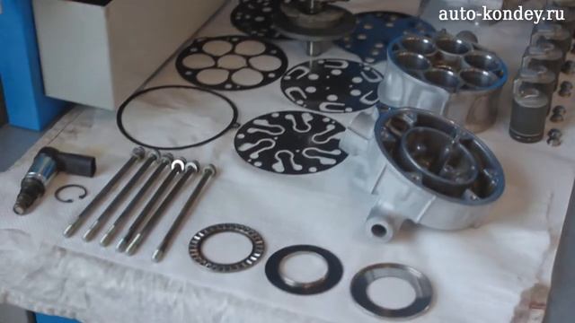 Ремонт компрессора автокондиционера Volkswagen Caddy. смотреть онлайн