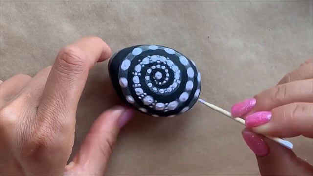 Спиральный рисунок на камнях | Очень просто и красиво | Сможет каждый. смотреть онлайн