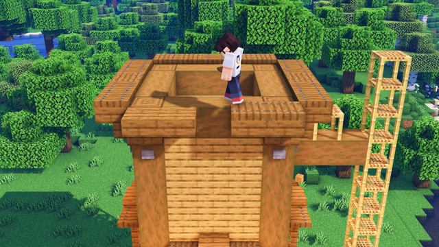 Minecraft: Windmill Tutorial | How to Build a Simple Windmill смотреть онлайн