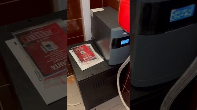 Монтаж ИБП Старк на 3 киловатта, для частного дома, время автономной работы  5 часов .