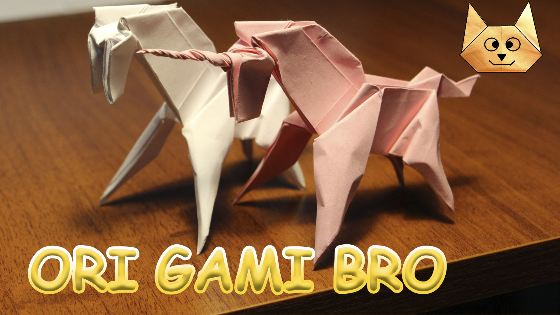 Как сделать лошать из бумаги. Оригами лошадь и единорог. Horse origami. смотреть онлайн