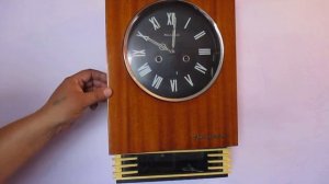 Часы Янтарь с боем времен СССР обзор продажа.