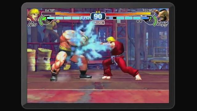 Street Fighter IV Volt Game Center - Ken vs Zangief смотреть онлайн