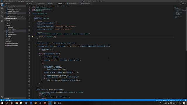 UNITY C# - MINECRAFT-LIKE COMMAND LINE! + source code смотреть онлайн