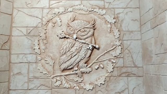 Барельеф и камень из цементной шпаклевки своими руками/ DIY смотреть онлайн