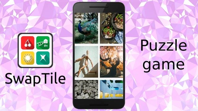 SwapTile — android puzzle game for assembling images. смотреть онлайн