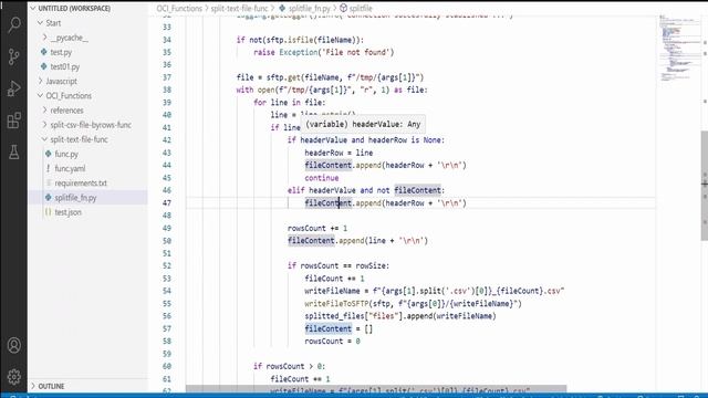 How to split large text file into multiple smaller text files with Oracle Cloud Functions | Python смотреть онлайн