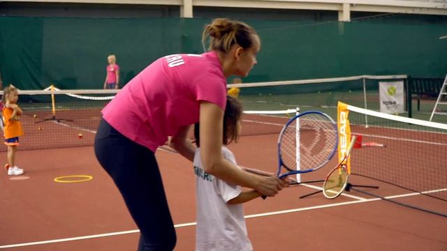 Тренировка детей 3-5 лет по системе Tennis 10s в Tennis.ru смотреть онлайн