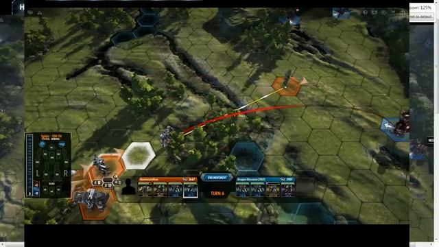 MechWarrior Tactics Gameplay.