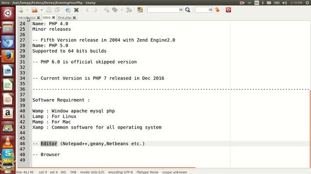 PHP Tutorials Intro,History & Types in Punjabi / English смотреть онлайн
