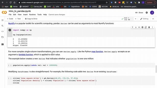 Introduction to Python - Pandas смотреть онлайн