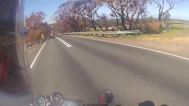 Honda Hornet 900 / 919 ride through South Australia смотреть онлайн