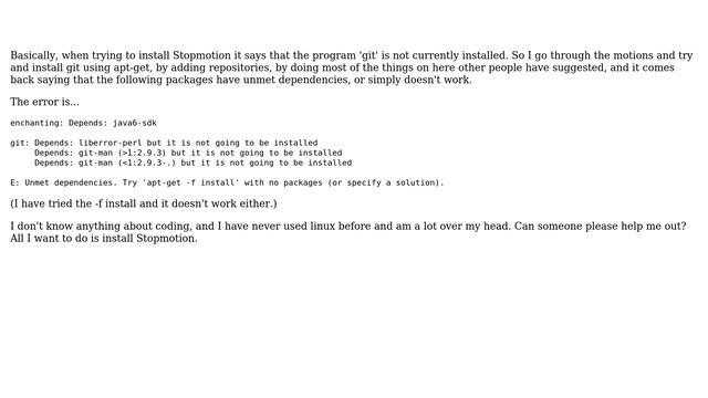 Git won't install, Ubuntu Studio смотреть онлайн