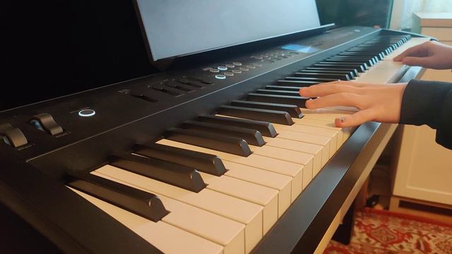Eleven years old tries to play Wind of change on Roland FP-E50 смотреть онлайн
