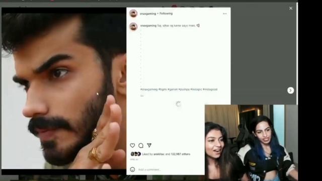 Mili kya mili react to Snax instagram Post ?❤️ смотреть онлайн