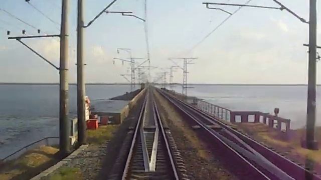 Сиваш. Проезд на поезде. (North Crimea) смотреть онлайн